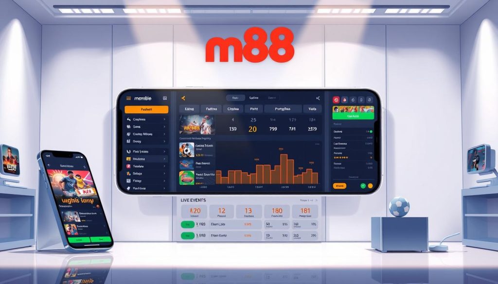 m88 mobile interface